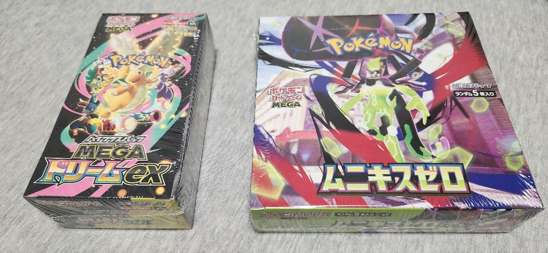 即日発送　ムニキスゼロ / MEGAドリームex　シュリンク付　box 各１箱