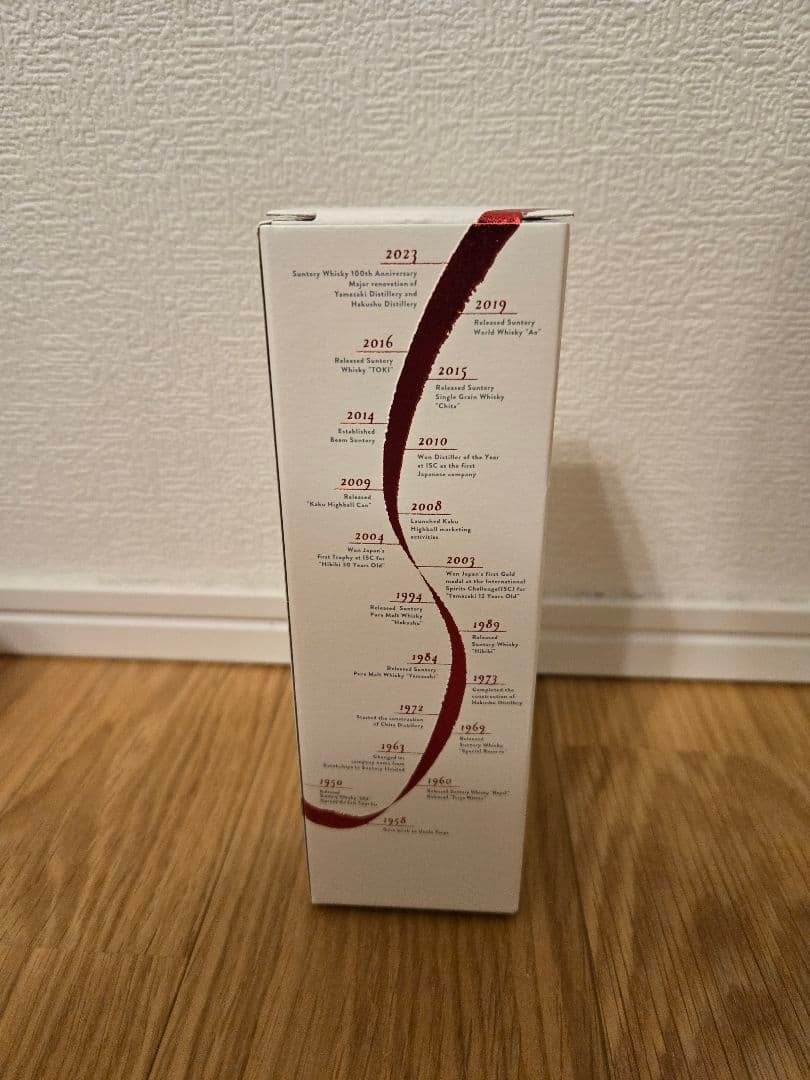 100周年記念TASUKI ウイスキー 180ml 化粧箱付き