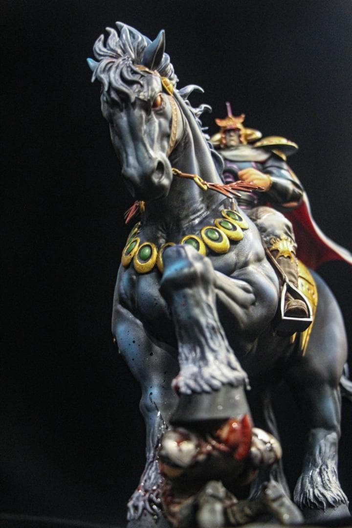 北斗の拳 wf2024w 黒王号&ラオウ レジンキャスト 塗装済み完成品