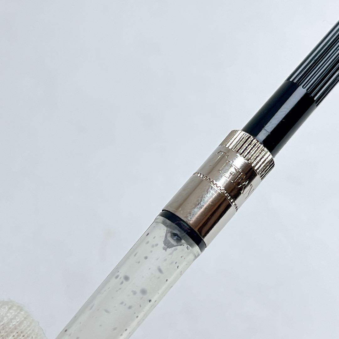 ティファニー　レジン　万年筆　925 ブラック　ペン先　750