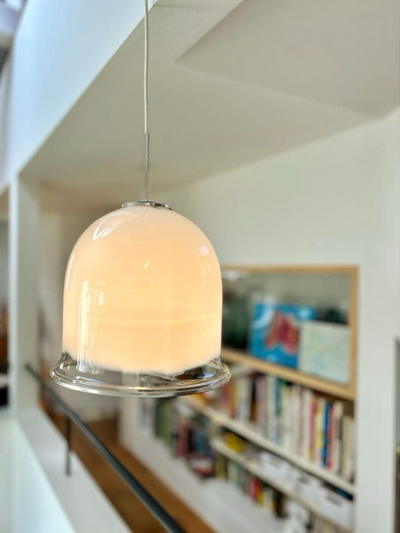 くじら）伊70年代　mazzega ムラーノガラス　釣鐘　ヴィンテージ