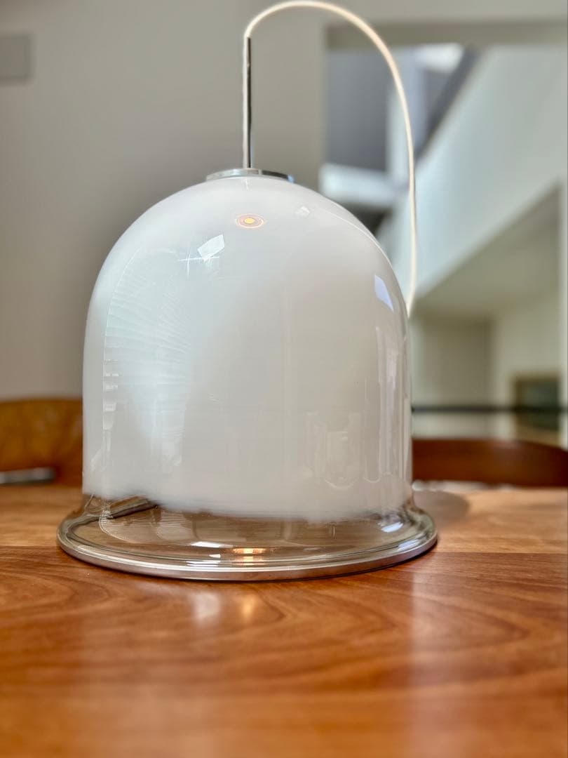 くじら）伊70年代　mazzega ムラーノガラス　釣鐘　ヴィンテージ