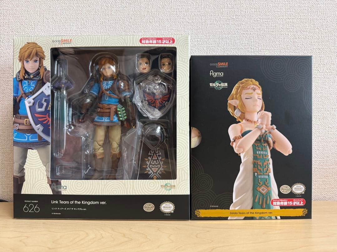 figma ティアーズ オブ ザ キングダム リンク & ゼルダ セット