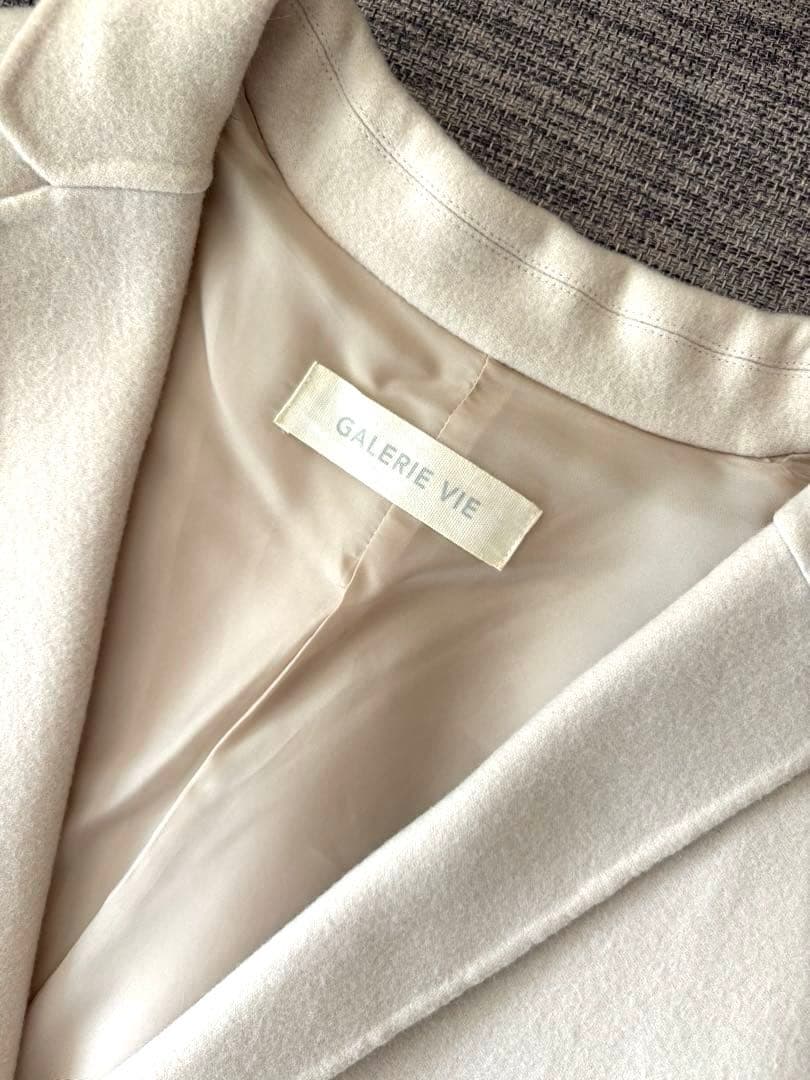 GALERIE VIE ウールカシミヤチェスターコート