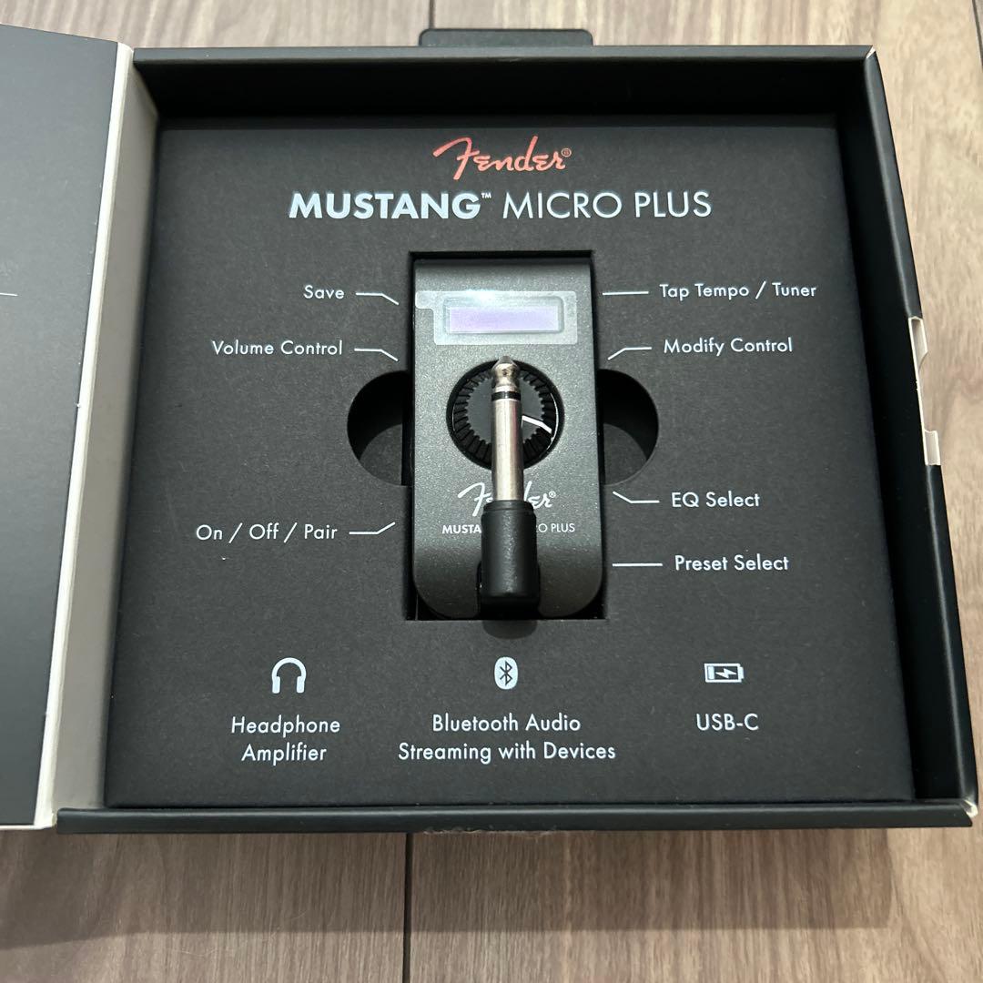 Fender Mustang Micro Plus ヘッドホンアンプ