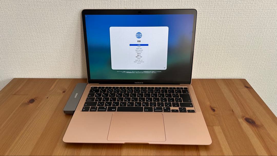 ブチャラTVさま専用【美品】MacBook Air M1 2020 充放電99回