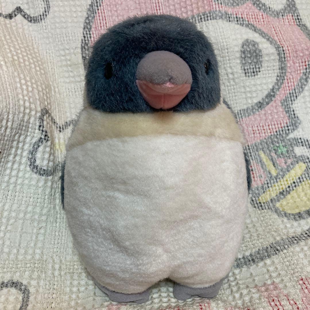 平成レトロ　CUE CLUB ペンギン　ぬいぐるみ　中古品　1990