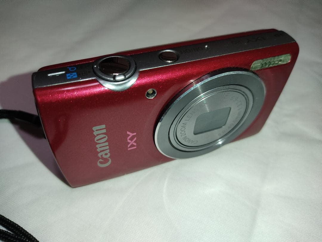 【ジャンク】Canon IXY120 コンパクトデジタルカメラ レッド
