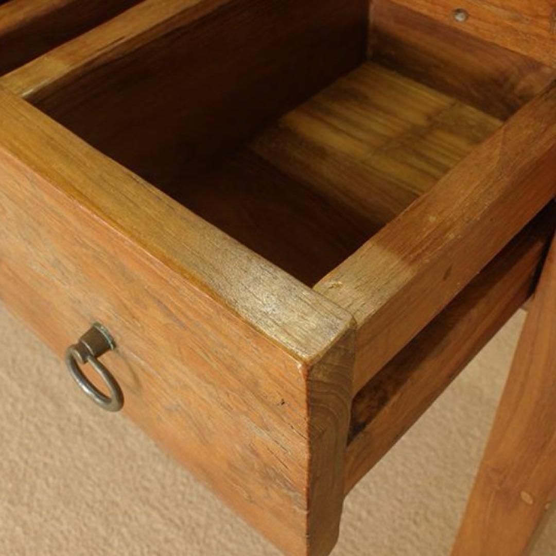 オールドチーク　コンソールテーブル チェスト　アンティーク　ヴィンテージ