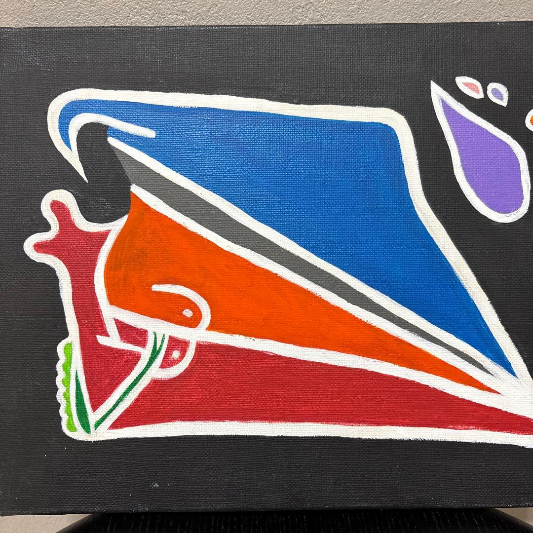 【絵画原画】アクリルガッシュ　27.5センチ×22センチ