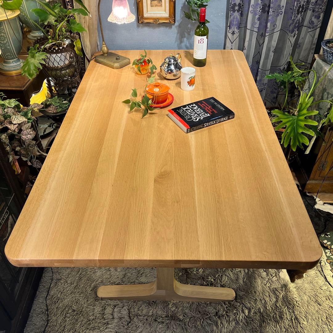 カリモク　オークソリッド　ダイニングテーブル ピュアオーク