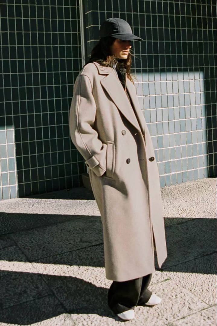 ソフトオーバーサイズコート