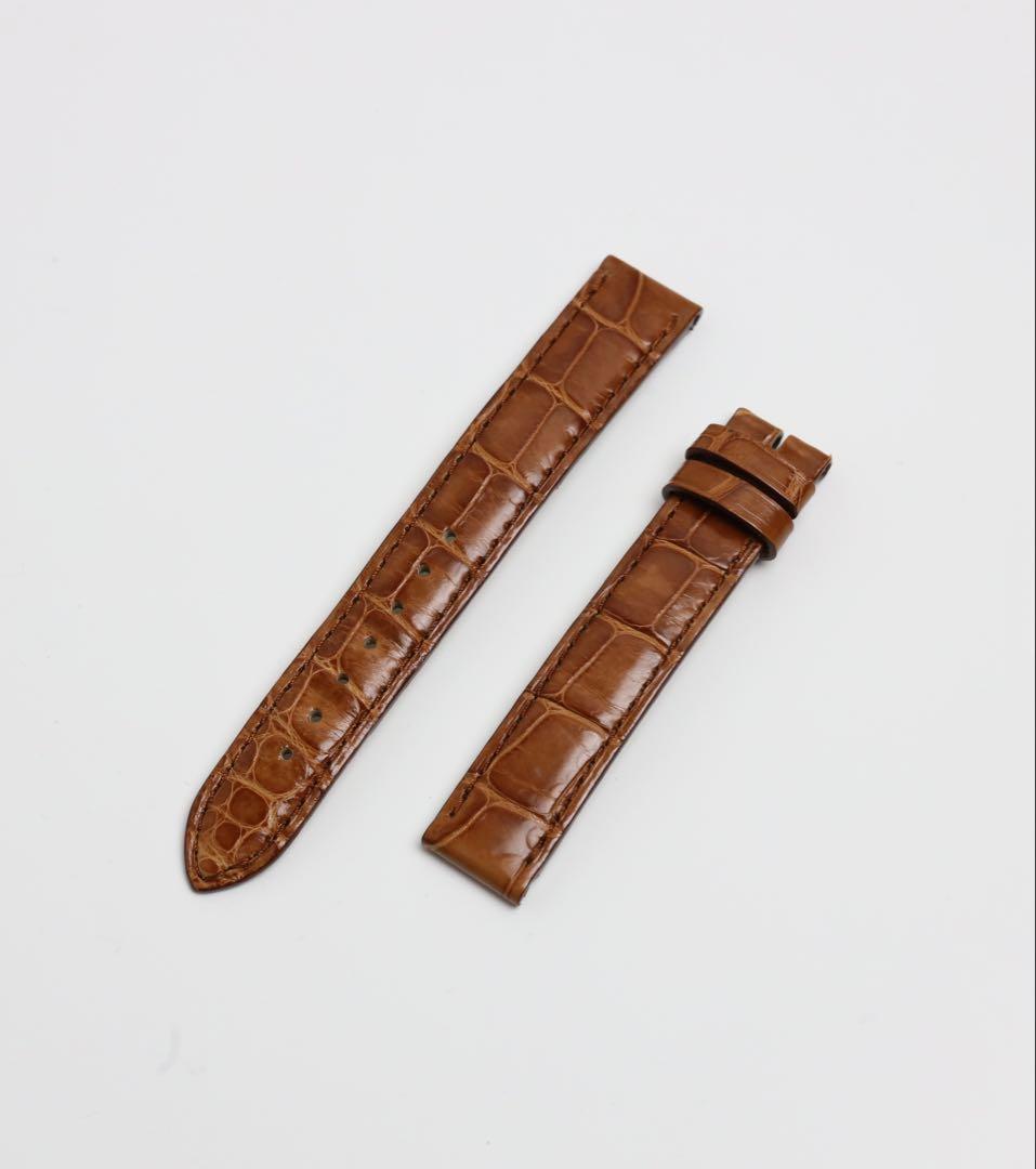 Cartier クロコダイル ブラウン 純正ベルト 15mm
