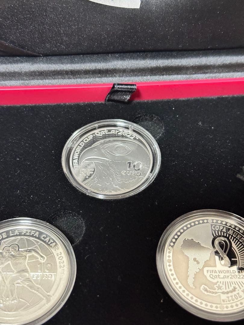 ワールドカップ記念銀貨 3枚入り
