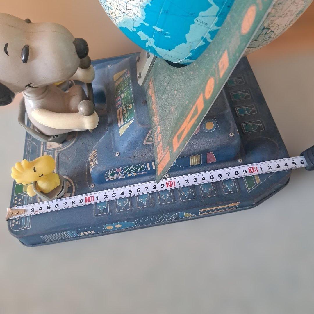 ビンテージスヌーピー　スヌーピー　 地球儀　ウッドストック　ブリキ