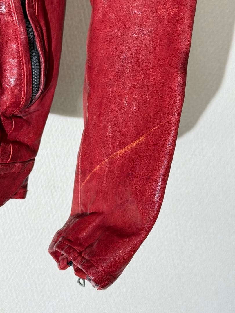 イサムカタヤマ バックラッシュ ジャパンホースシングルライダース 赤