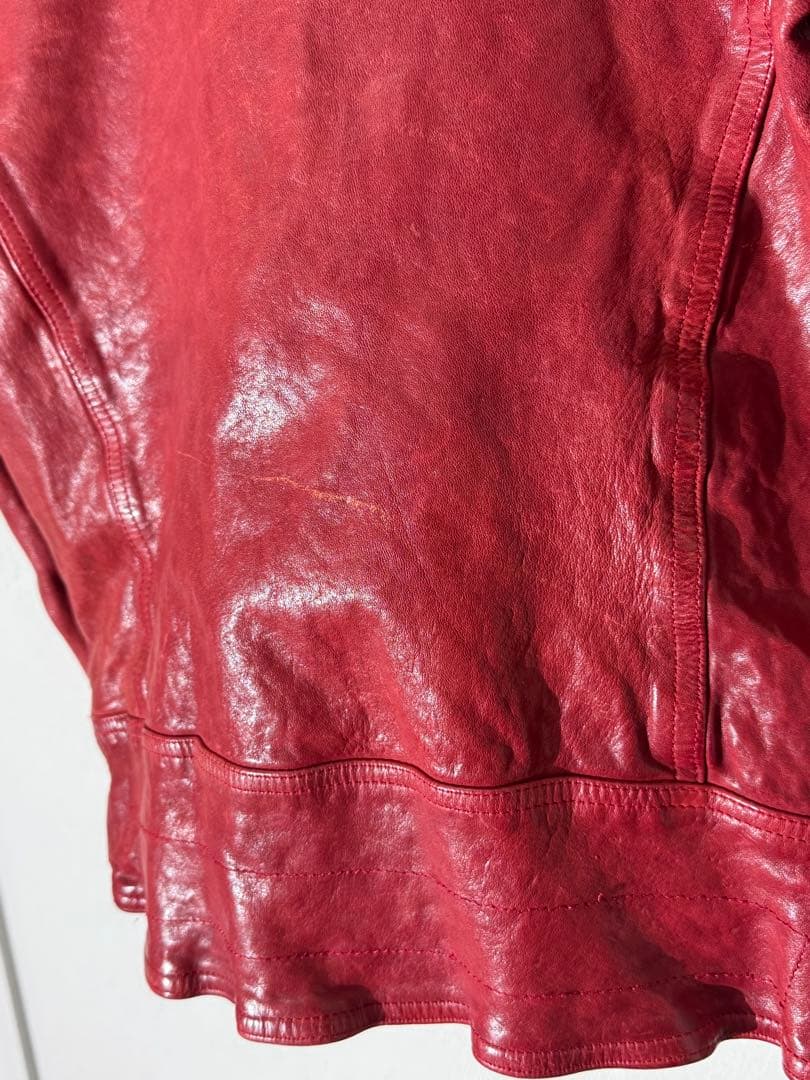 イサムカタヤマ バックラッシュ ジャパンホースシングルライダース 赤