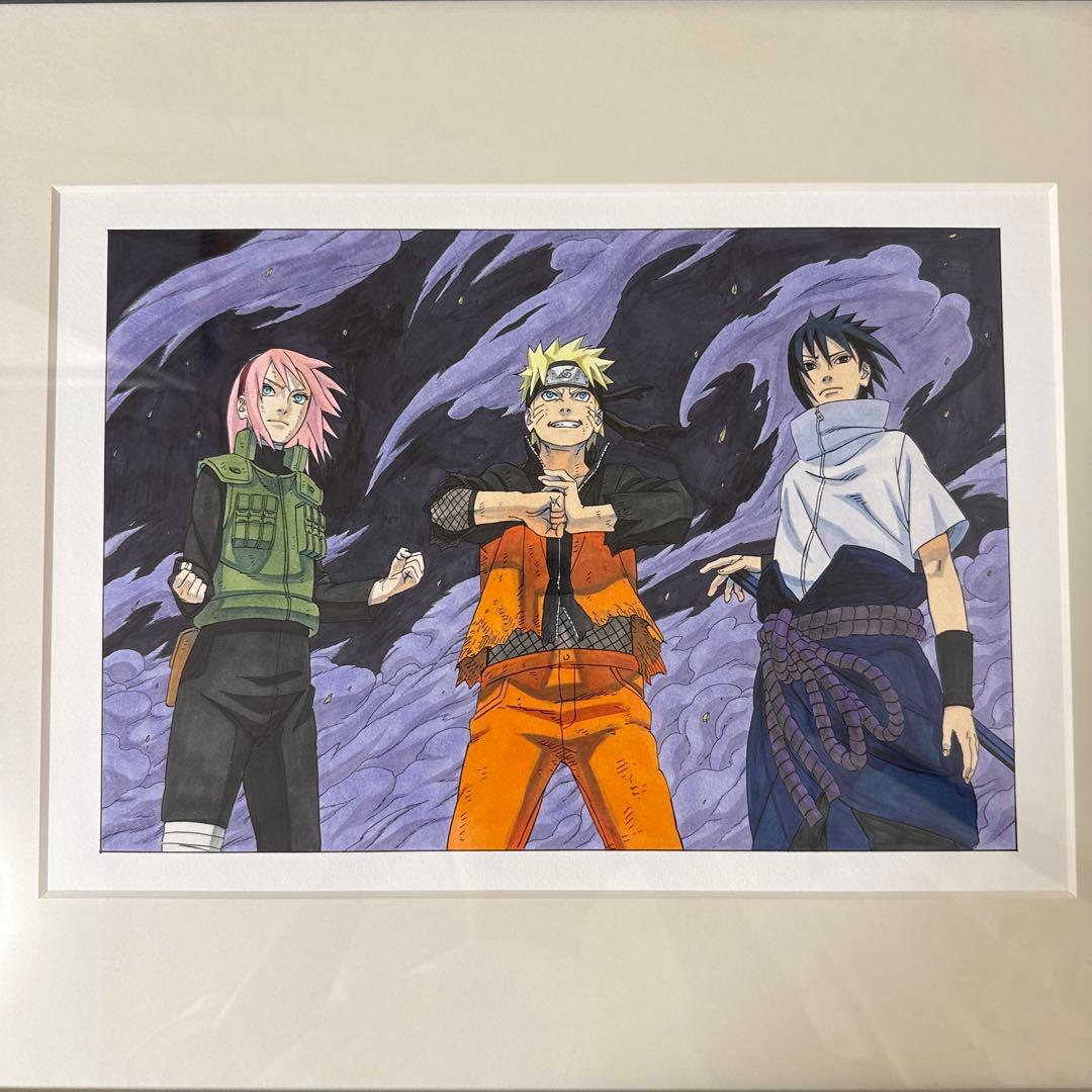 ナルト　NARUTO 複製原画　七班