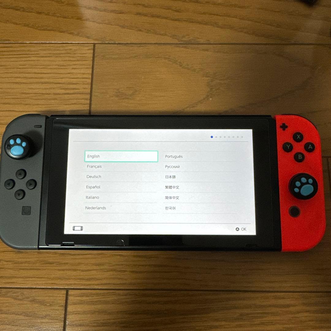 Nintendo Switch 本体 マリオカートJoy-Conハンドルセット