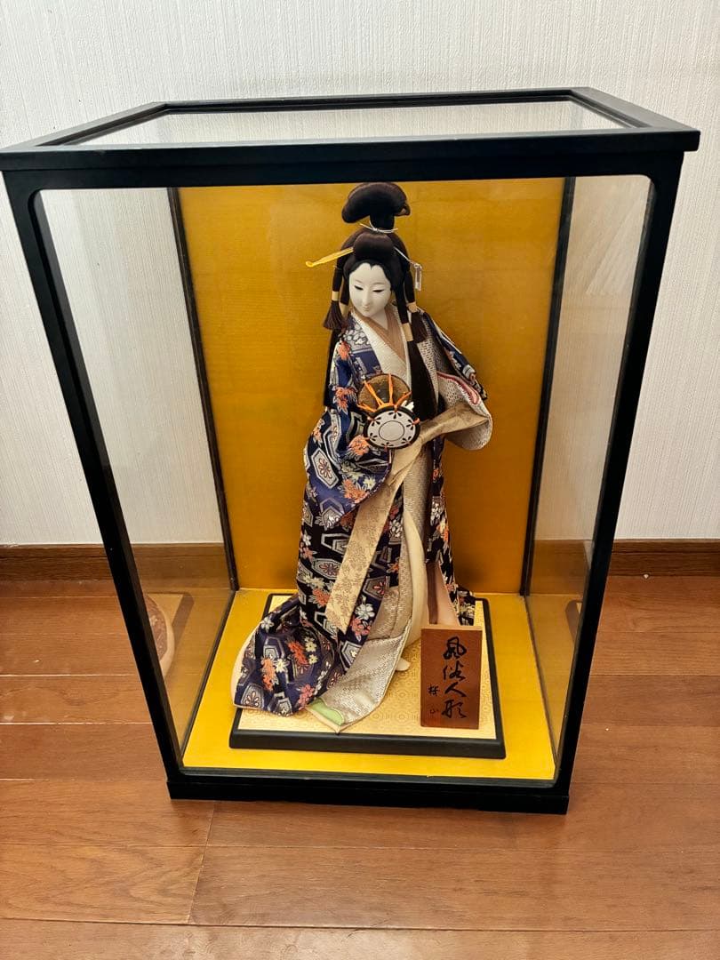 博多人形 ガラスケース付き