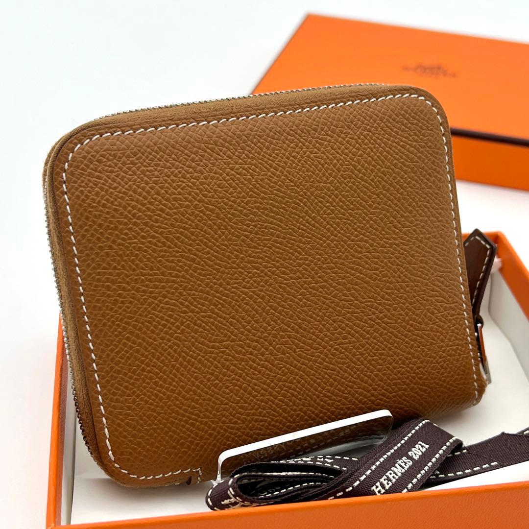 【新品仕様】 HERMS エルメス アザップ シルクイン コンパクト ゴールド