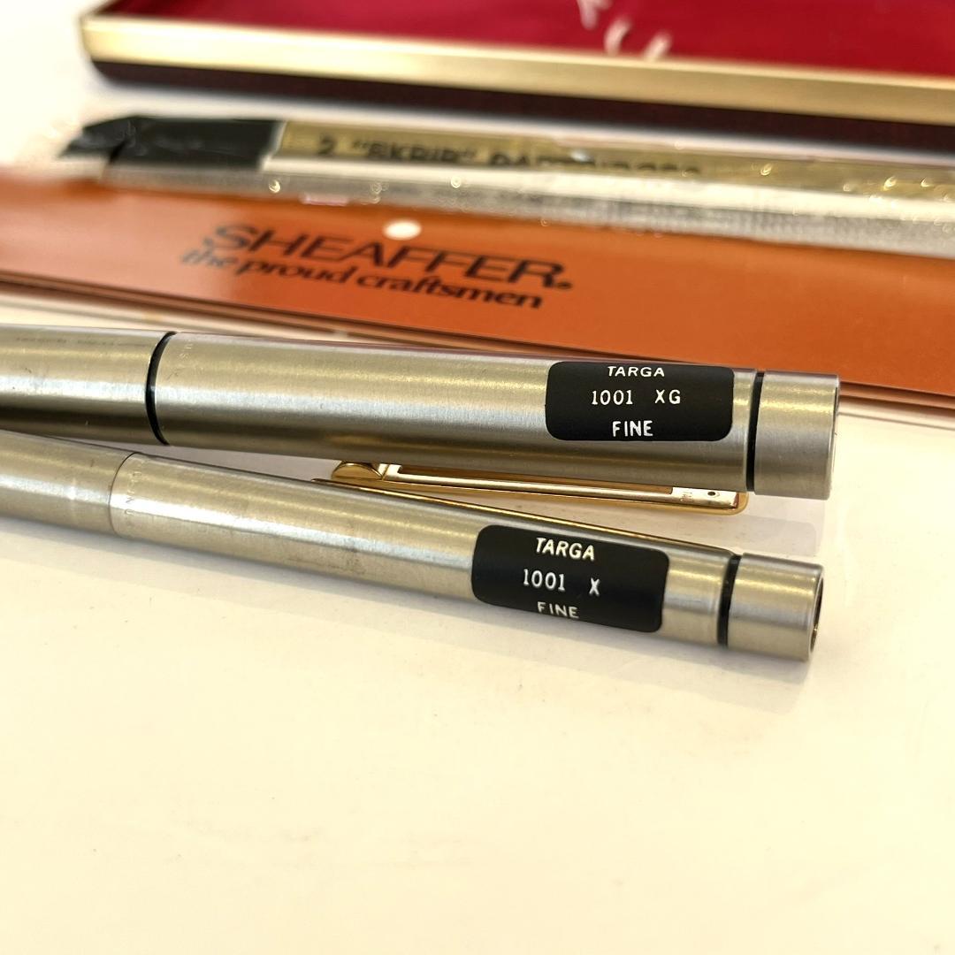 SHEAFFERシェーファー 万年筆14K585＆ボールペン シルバー×ゴールド