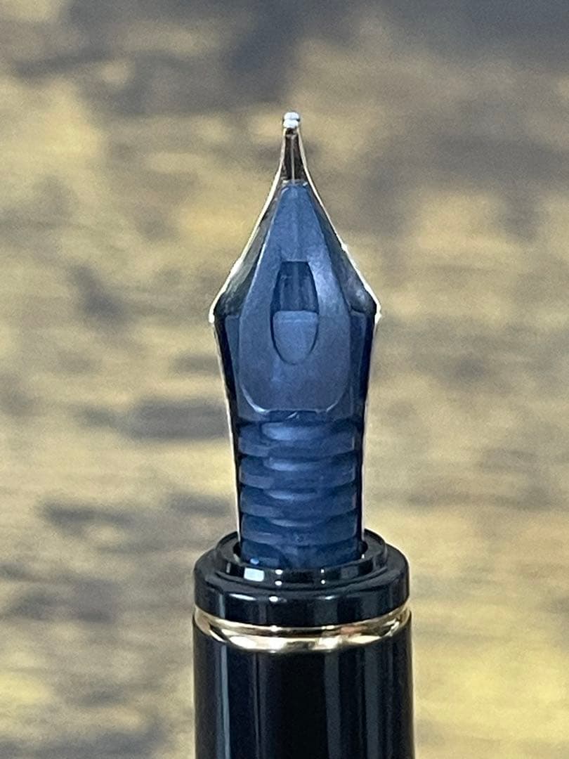 試し書きのみ　パイロット　グランセ　14金 M マーブル　刻印　旧型　万年筆