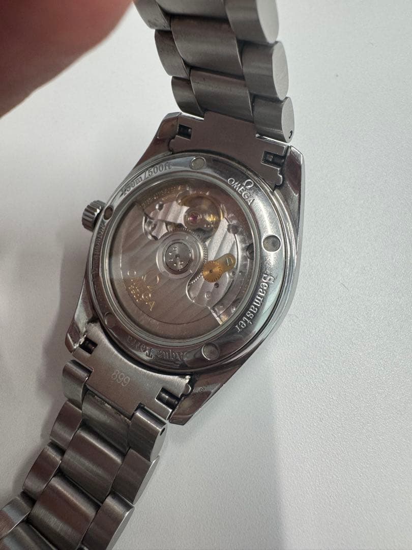 オメガシーマスター　アクアテラ　コーアクシャ36㎜　2504.30 シルバー