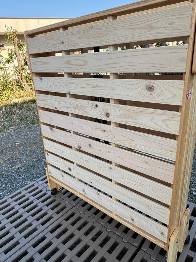 中居木工　木製 折りたたみベッド シングルサイズ　2019年製