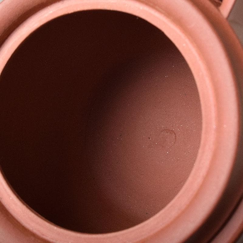 中国　中国宣興銘　紫砂　朱泥　宝瓶　急須　茶壷　V　R8342