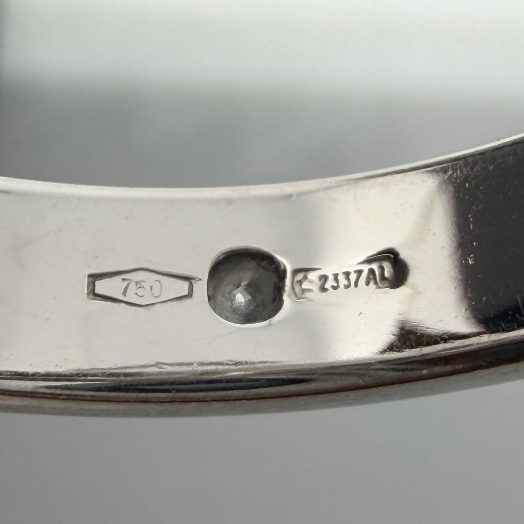 G U C C I アイコンリングダイヤモンド６Ｐ K１８W G １４