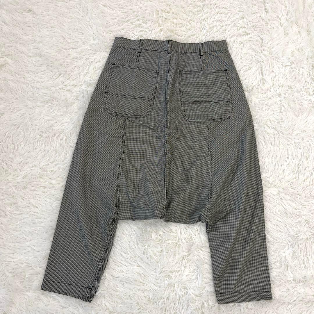 【美品】コムデギャルソン・サルエルパンツ・ペンギン・2010SS・千鳥格子柄