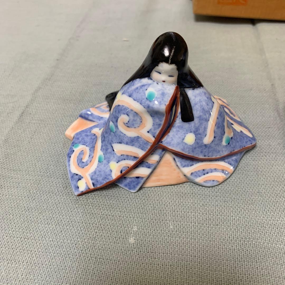 畑萬作　雛人形　置物