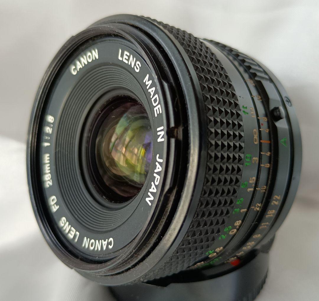 Canon FD 28mm f/2.8 レンズ