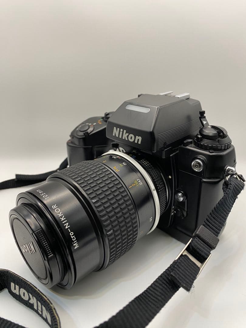 Nikon F4 フィルム一眼レフカメラ Nikkor 105mmレンズ付き