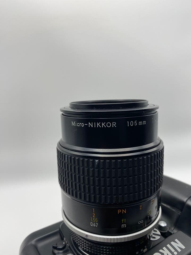 Nikon F4 フィルム一眼レフカメラ Nikkor 105mmレンズ付き