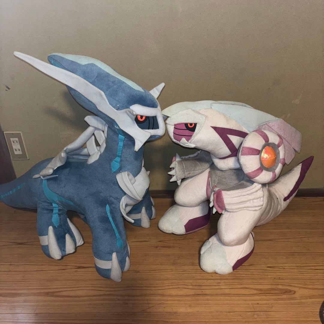 ポケモン★♥パルキア・ディアルガ♥★ぬいぐるみ★DP★タカラトミー