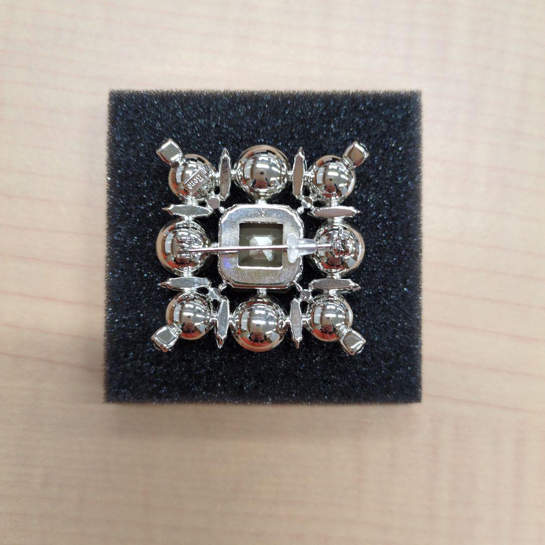 René パール・クリスタル ブローチ