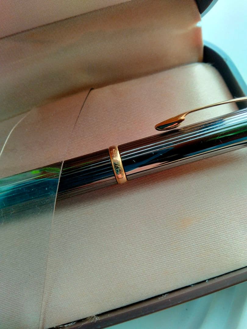 PARKER ソネット ガンメタルストライプシャーペン フランス製　廃盤品　希少