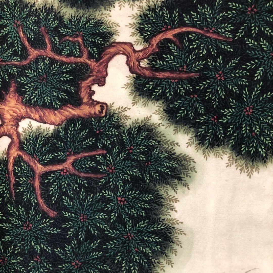 郎世寧 十二生肖・子（鼠） 鼠図 三尺中堂 掛軸　174×77cm 鑑賞用