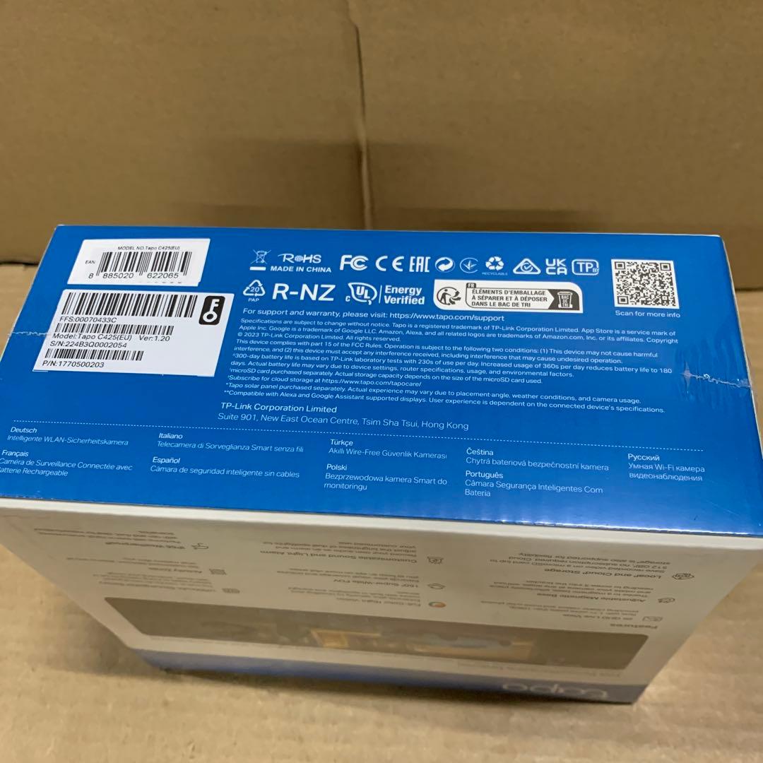 新品未開封　TP-Link Tapo 防犯カメラ マグネット WiFi カメラ