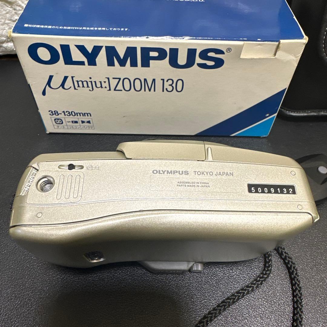 美品　OLYMPUS μ[mju:] ZOOM 130 動作確認済　元箱箱付き