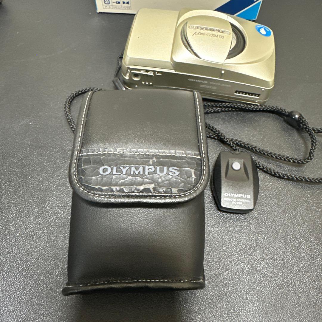 美品　OLYMPUS μ[mju:] ZOOM 130 動作確認済　元箱箱付き