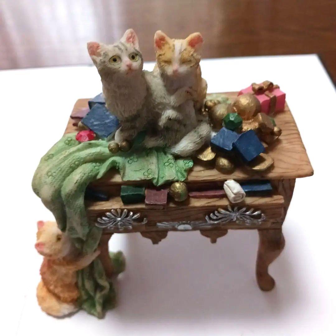 激レア　アンティーク　ネコたちの飾り物　4点