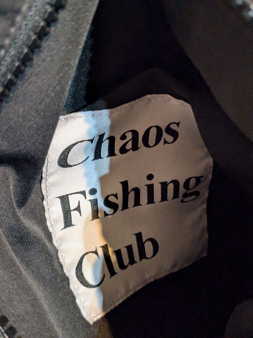 Chaos Fishing Club ブラック 中綿入り、リバーシブル