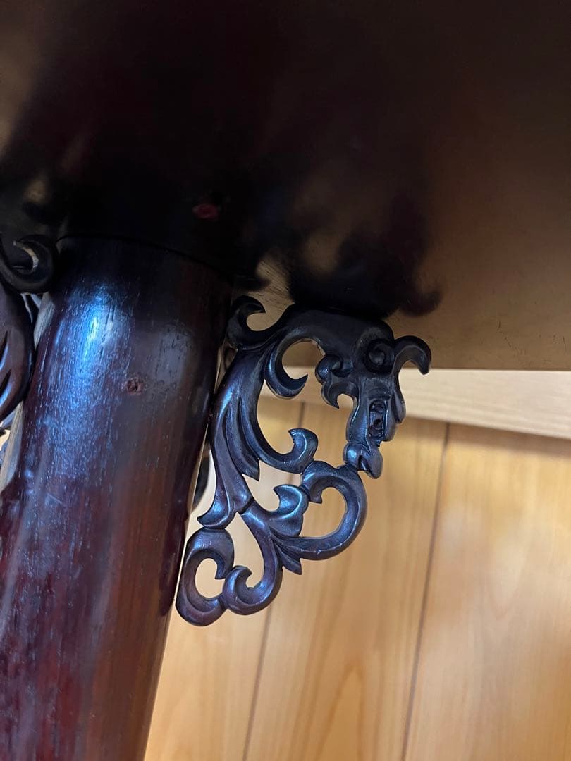 花台　灰皿　紫檀　骨董品