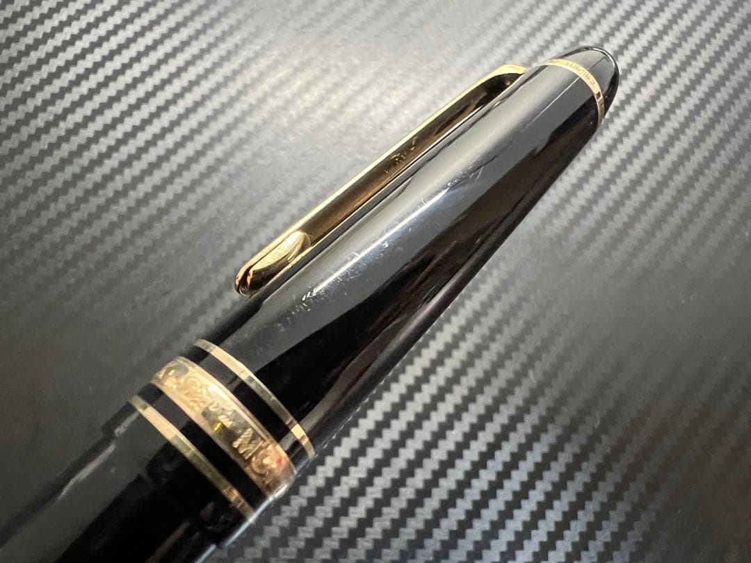 モンブラン 美品 145 クラシック ブラック M 中字 万年筆