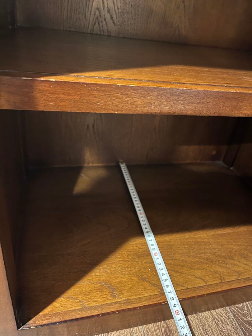 木製　ガラス蓋付き　キャビネット　ショーケース　宝飾品ケース