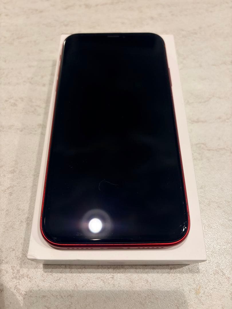 iPhoneXRバッテリー89%