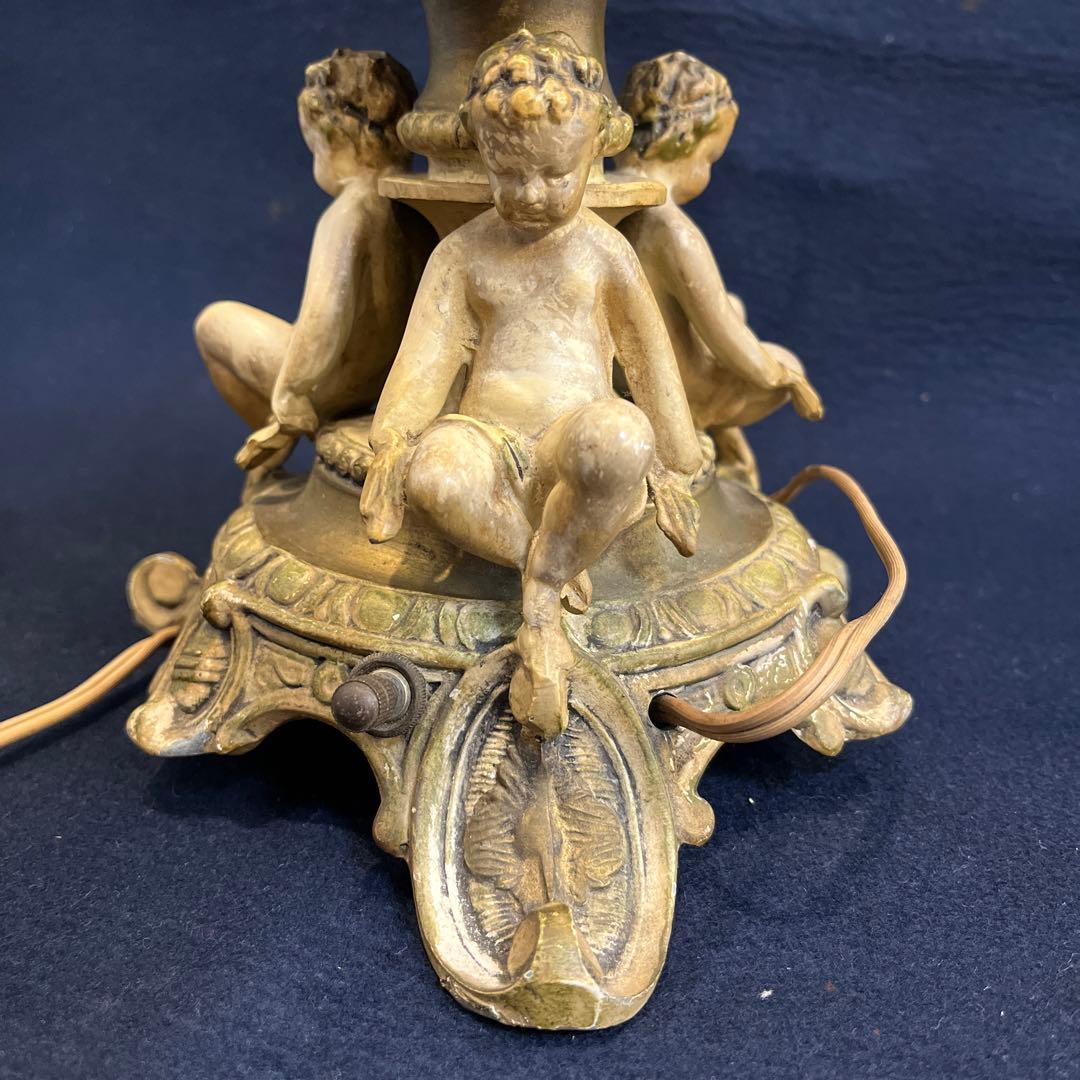 金属工芸　照明　ランプ　ガラス　オブジェ　3人の子供　送料無料　総重量㎏